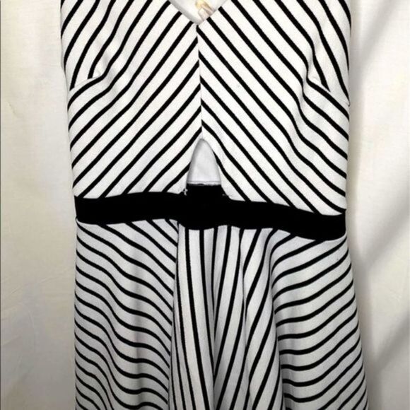 Wild Daist Striped Dress with Cutout Front - Picture 3 of 4